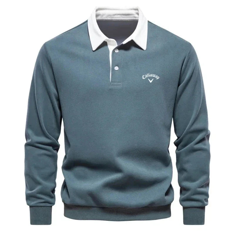 CLWAY® Heritage Long Sleeve Polo