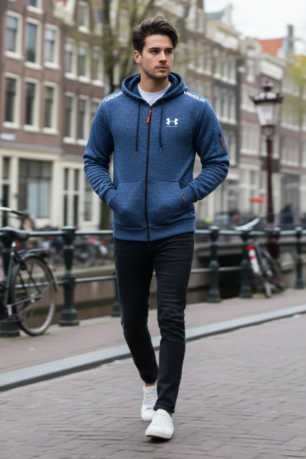 Casual Zip-Up Hoodie