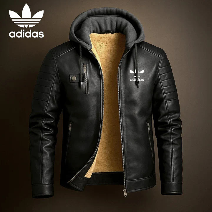 AD® Leather Hood Jacket