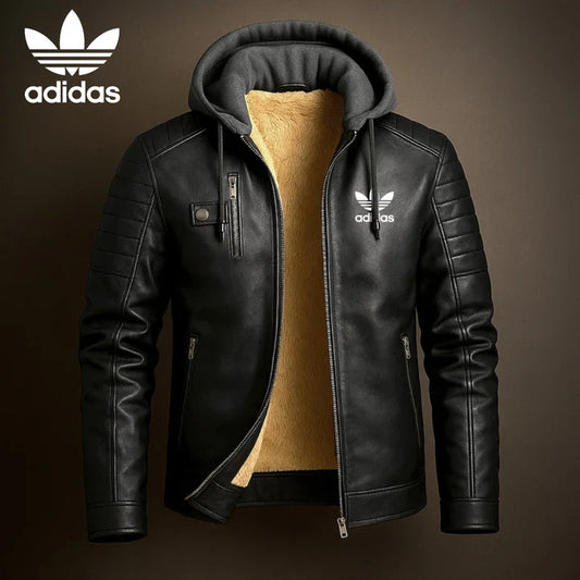 AD® Leather Hood Jacket