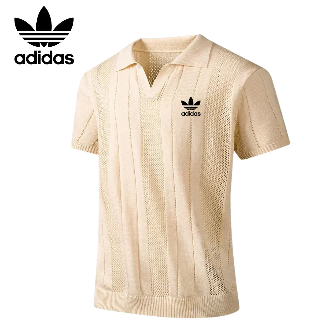 AD™ Knit Polo – Retro Style