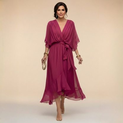 Arabella | Robe coupe fluide à col en V