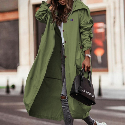 Long Hooded Coat for Women