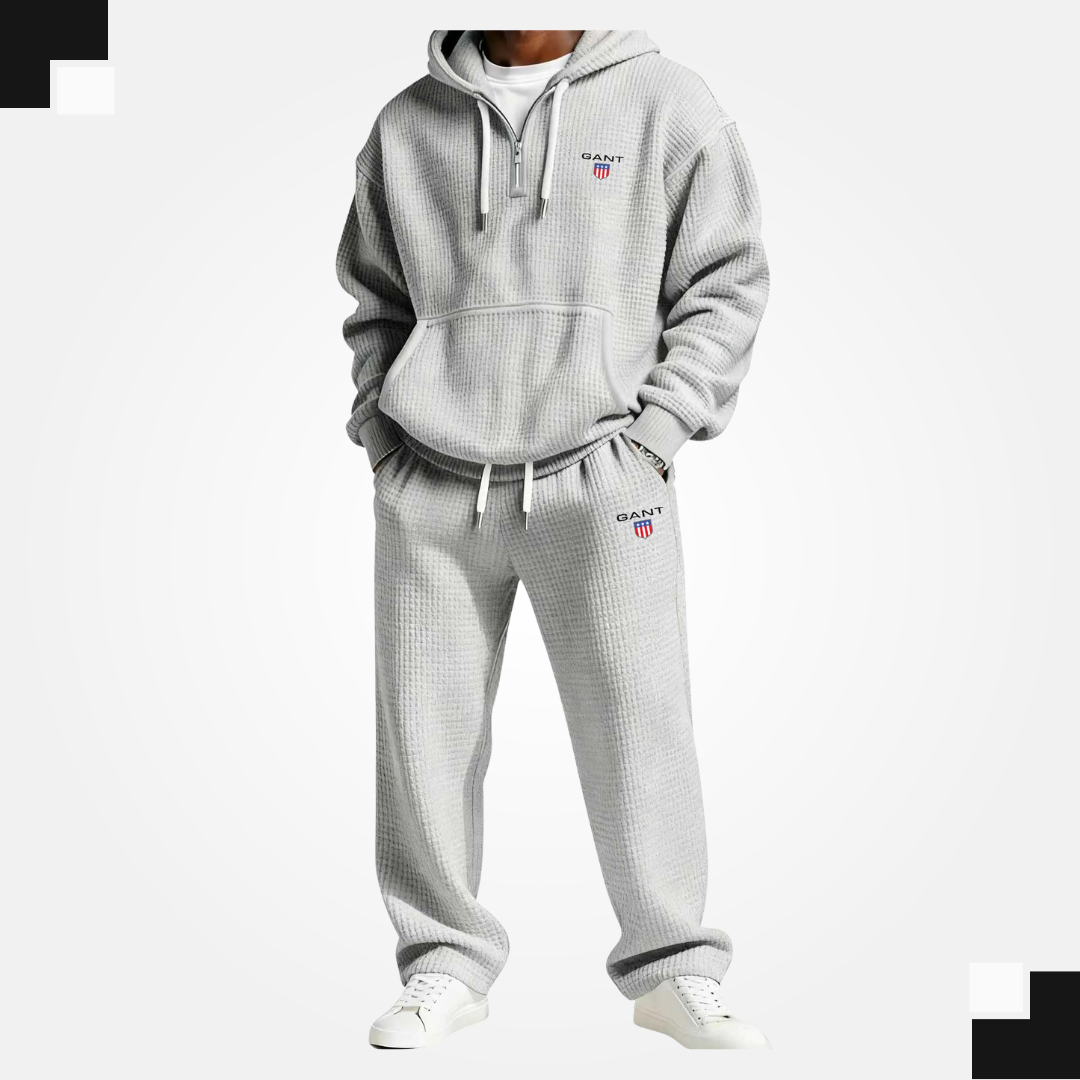 Premium Waffle Knit Tracksuit Set