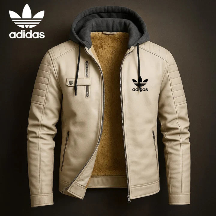 AD® Leather Hood Jacket