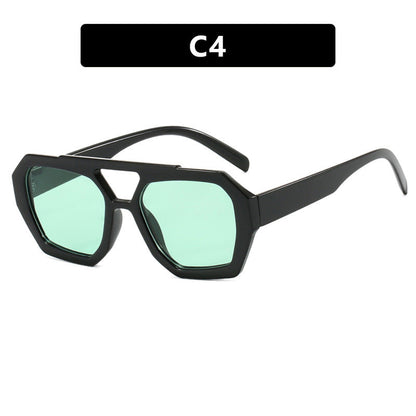 Leopard Print Oversized Sunglasses
