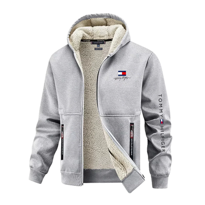 Warm Hoodie with Zipper