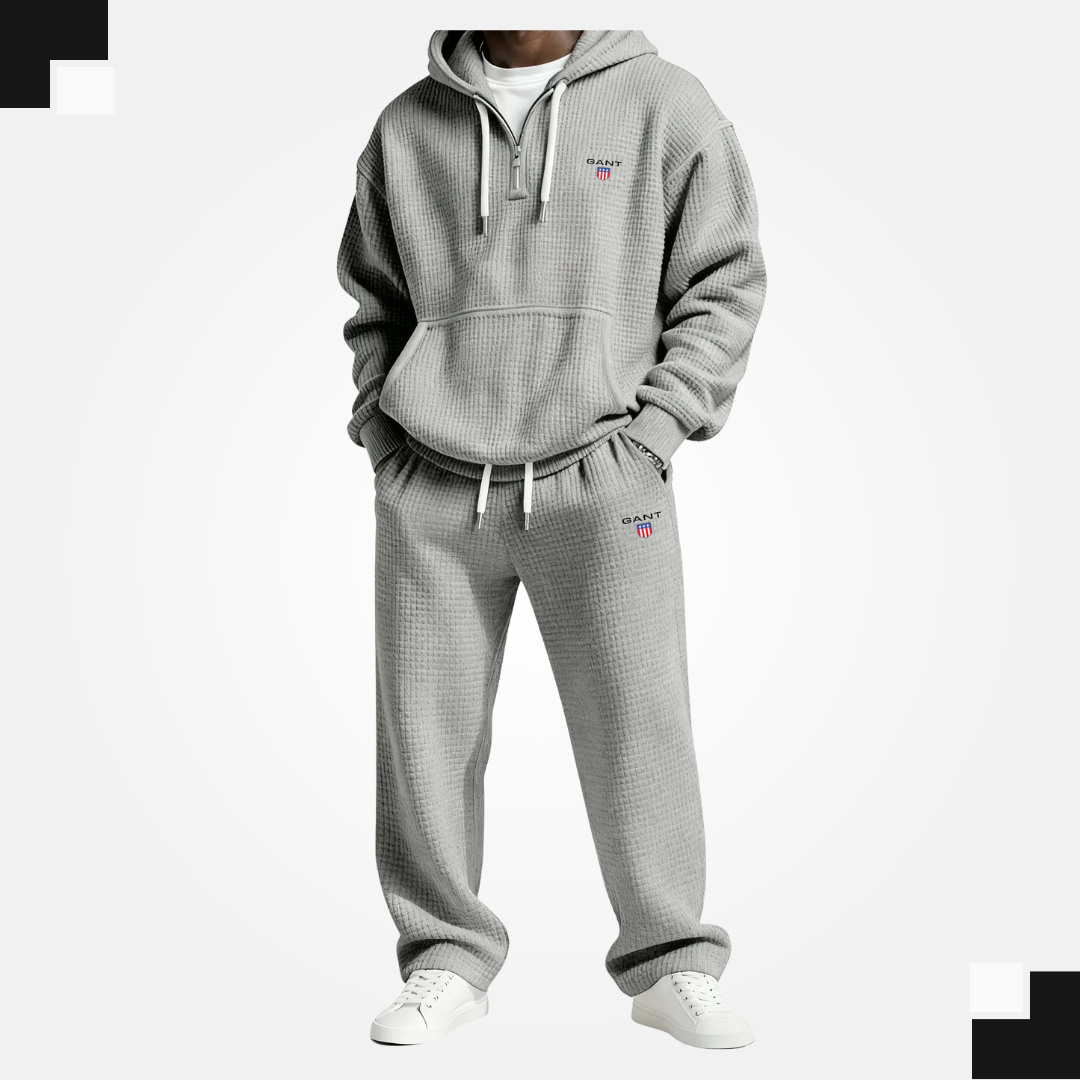 Premium Waffle Knit Tracksuit Set