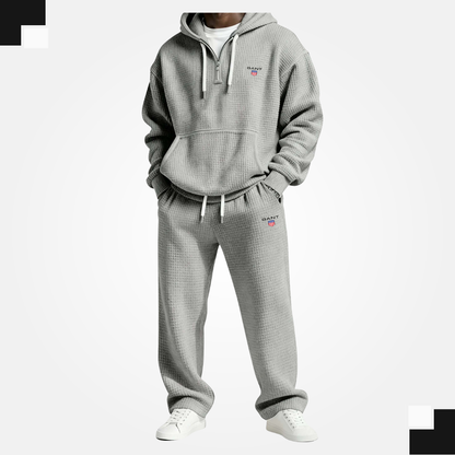 Premium Waffle Knit Tracksuit Set