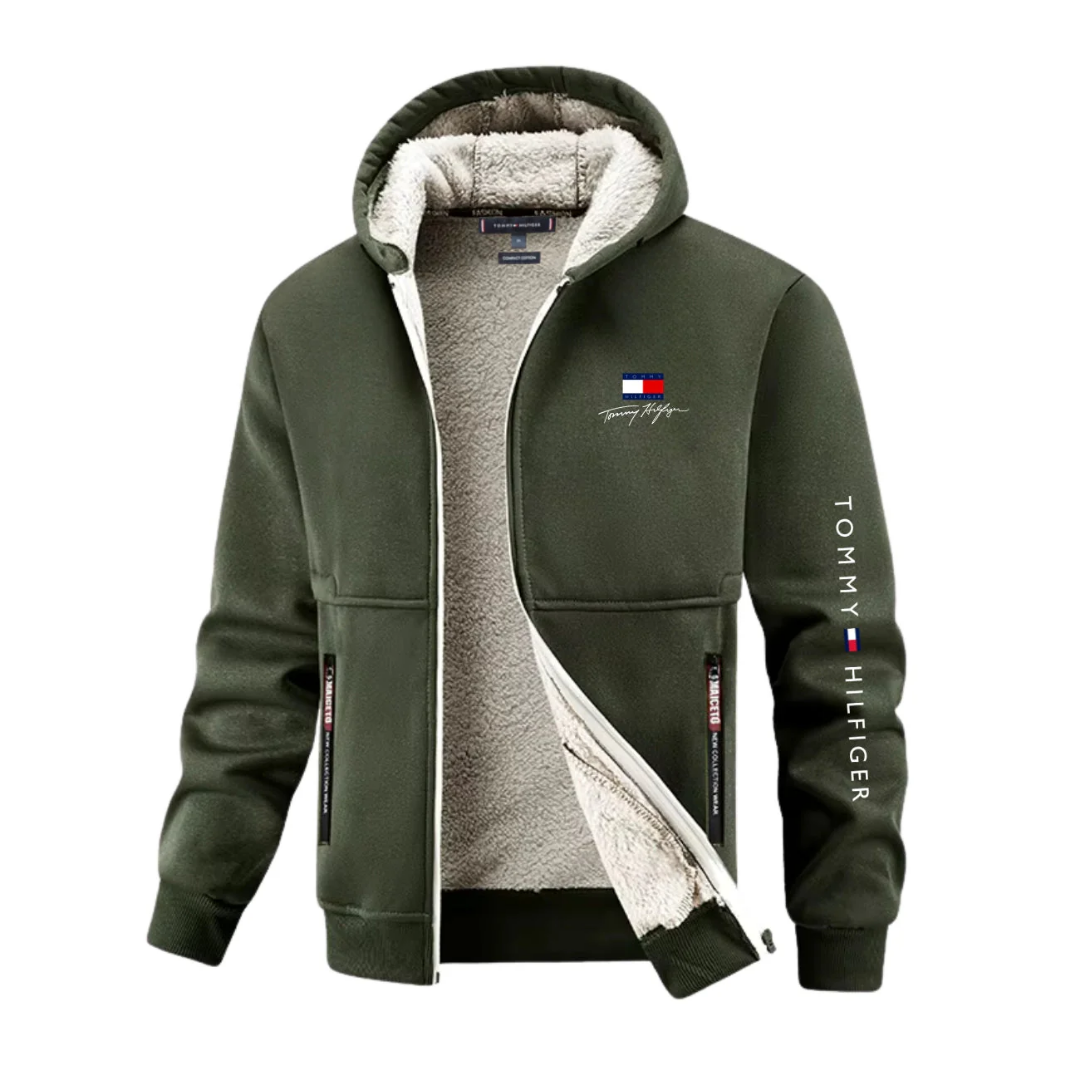 Warm Hoodie with Zipper