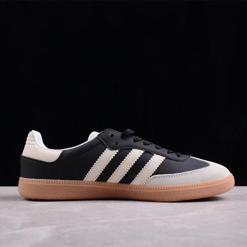 Smba Retro Contrast Sneaker – Black & Cream Gum Sole