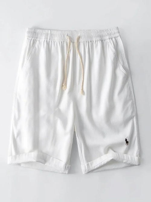 Men’s Striped Cuban Shirt & Shorts Set