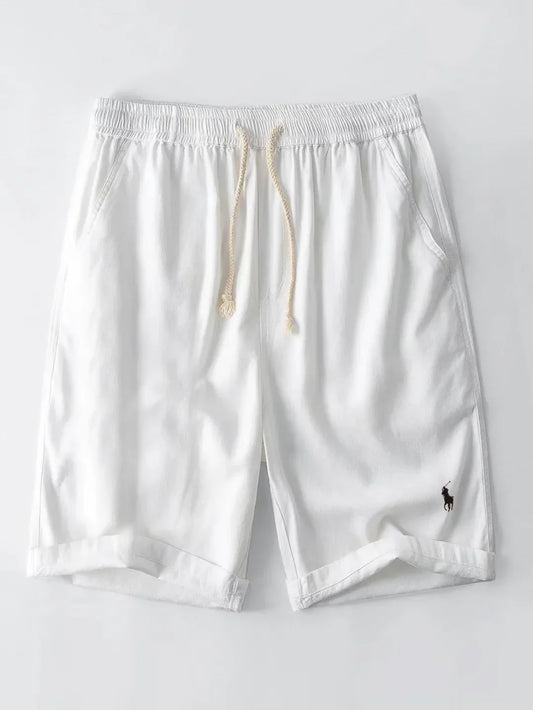 Men’s Striped Cuban Shirt & Shorts Set