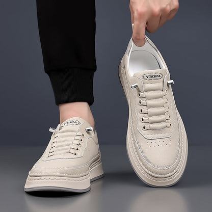 Baskets en cuir véritable Alan