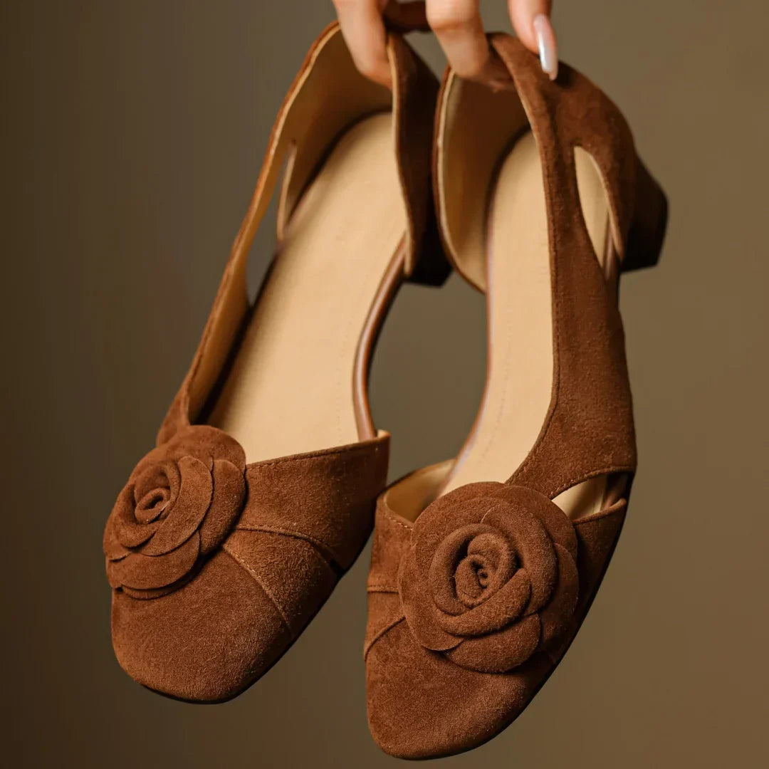 Mule Florette en suède