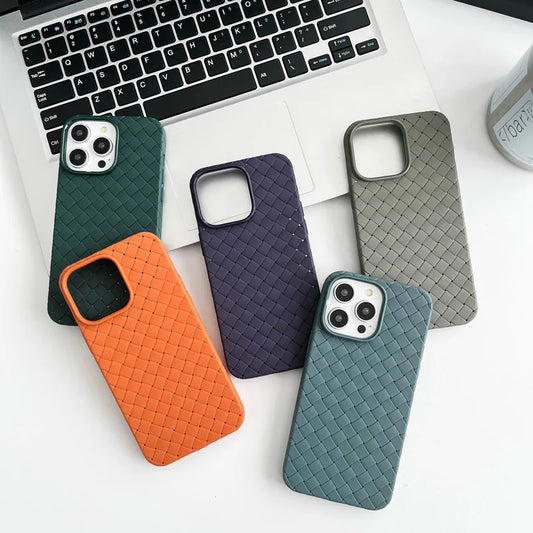 Coque tressée texturée pour iPhone