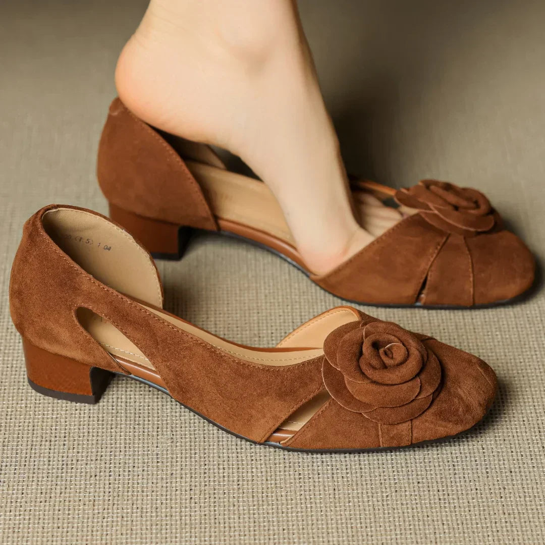 Mule Florette en suède