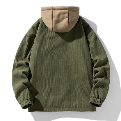 SWEAT À CAPUCHE EN CORDUROY HIGHROAD