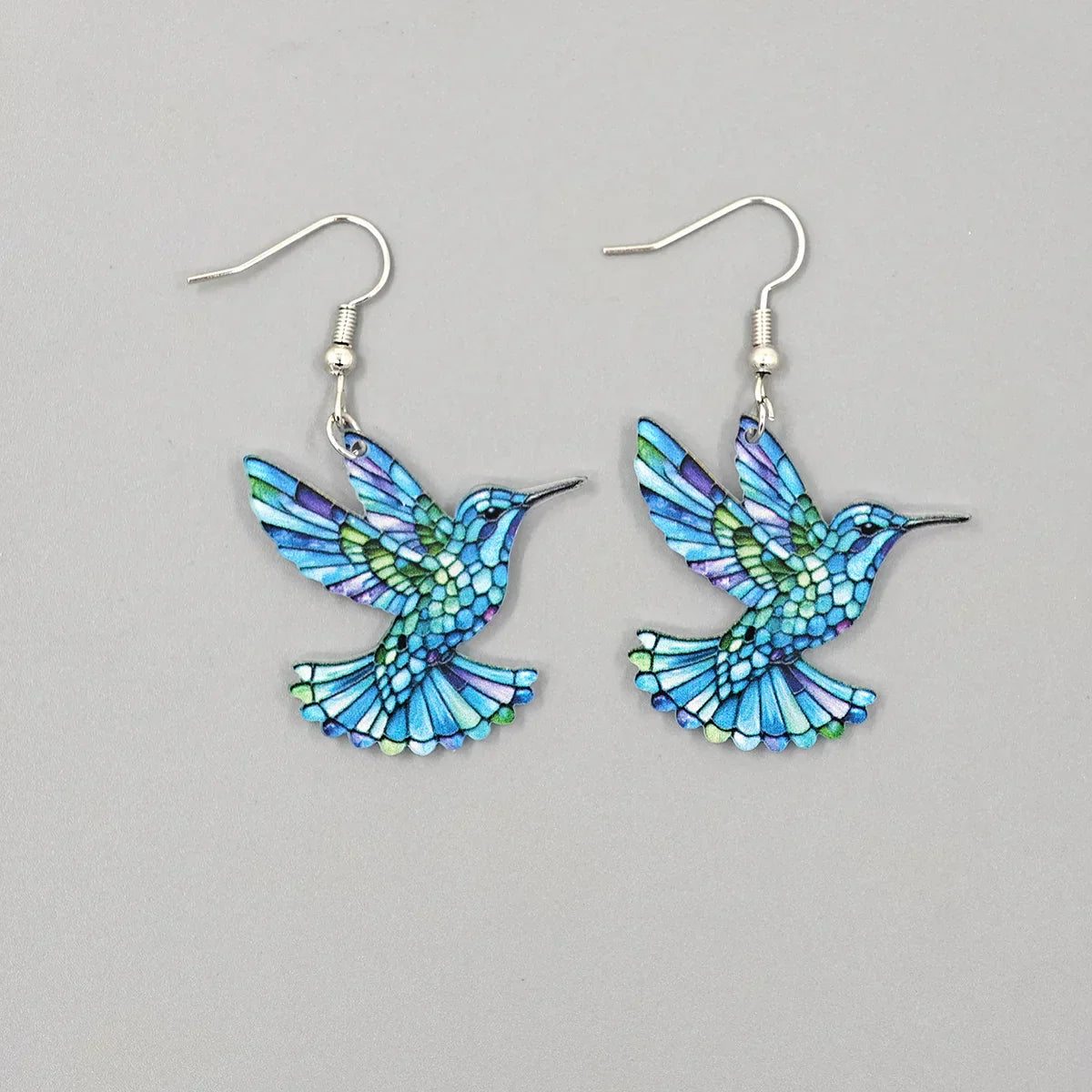 Humming Bird Prism Earrings