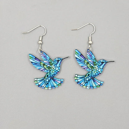 Humming Bird Prism Earrings