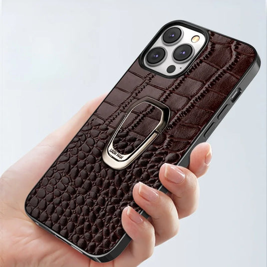 Coque iPhone motif crocodile