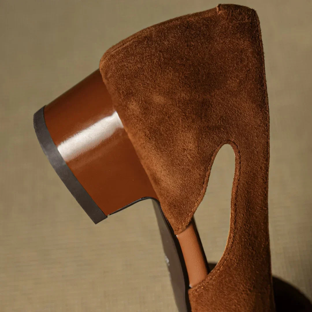 Mule Florette en suède