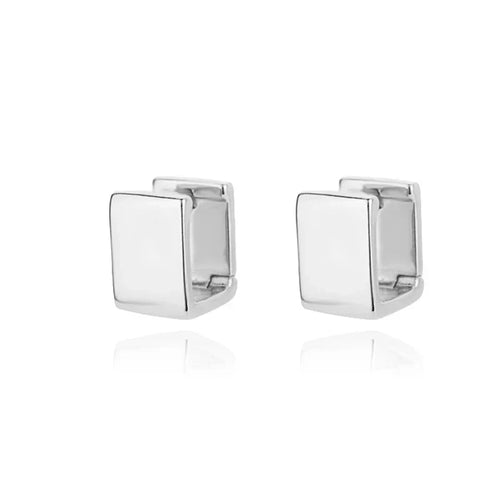 Boucles d'oreilles cube modernes