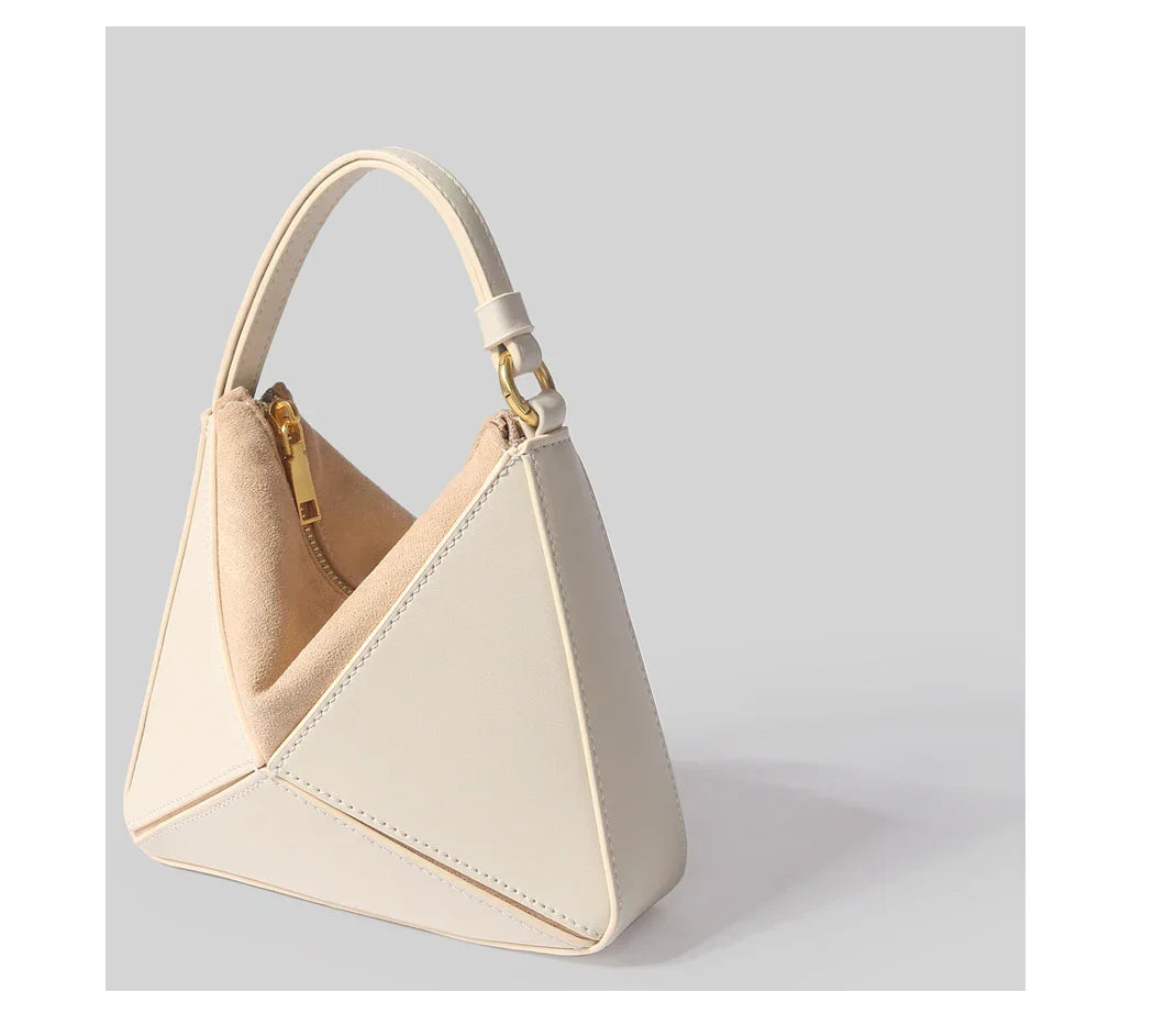 Sac à main pyramidal colorblock