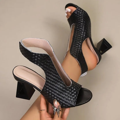 Celeste Sculpted Block Heel