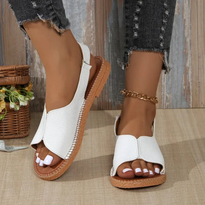 Aurelia Escarpins en cuir à bride arrière
