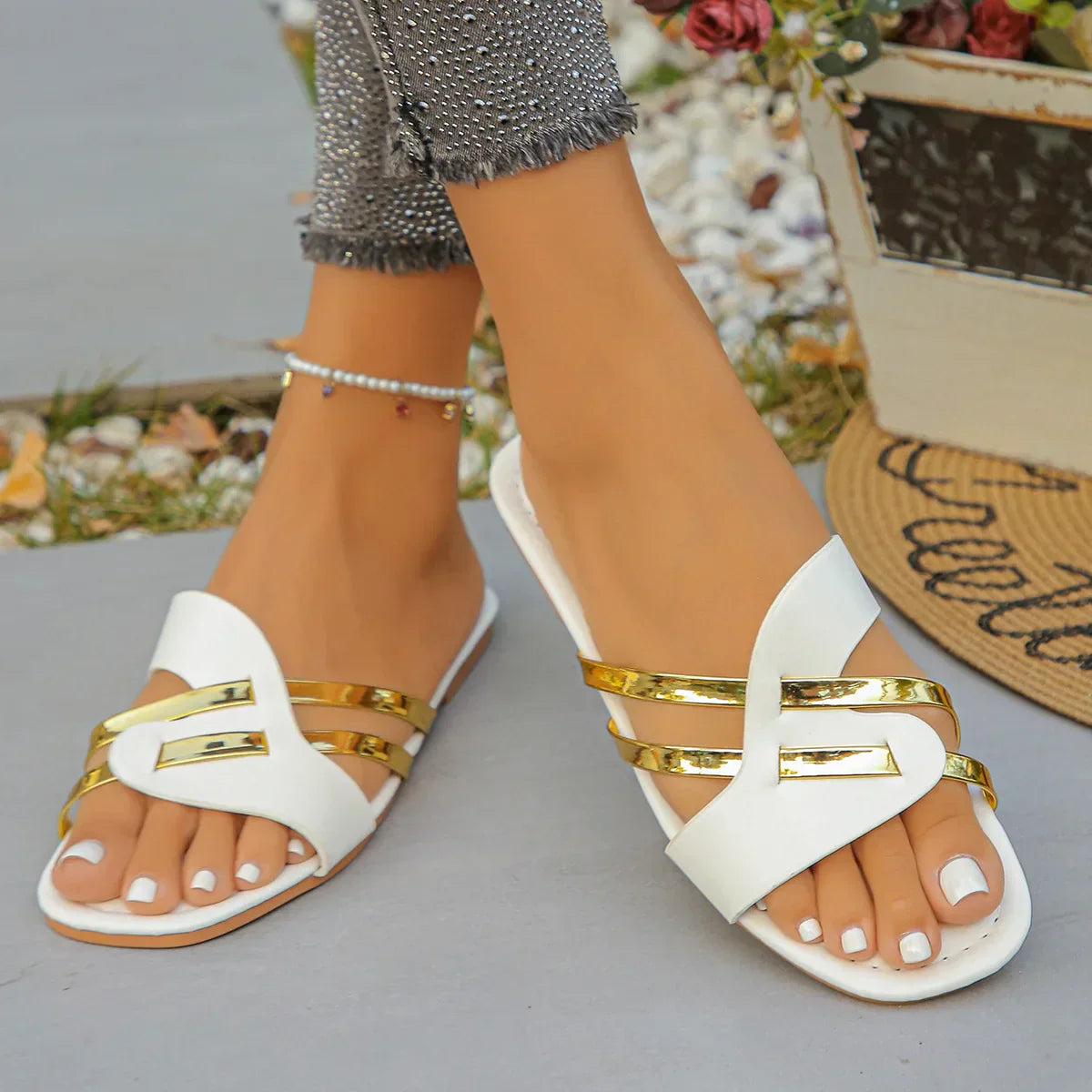 Sandales Lucia à brides croisées