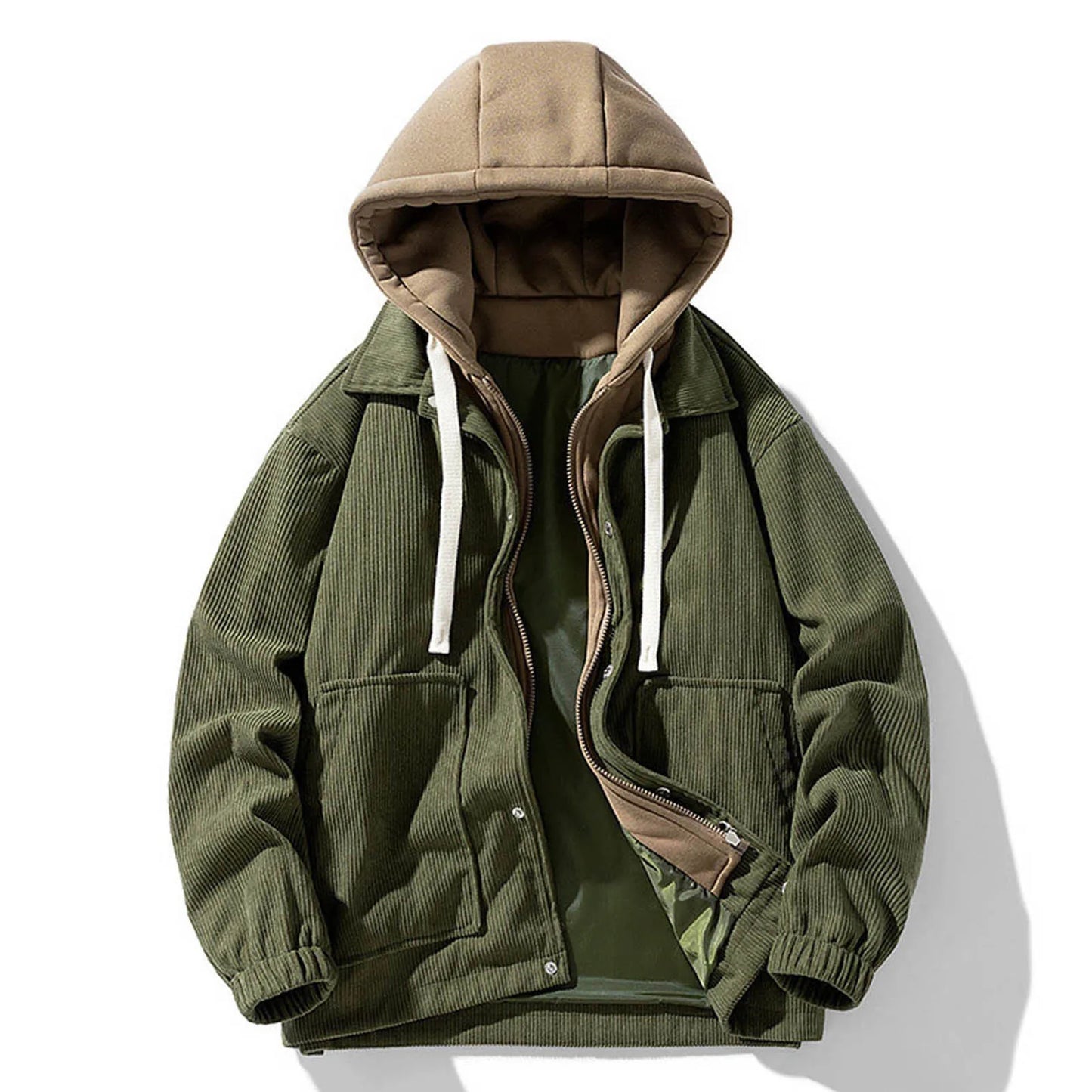 SWEAT À CAPUCHE EN CORDUROY HIGHROAD
