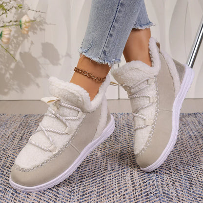 Botte-basket Aspen en peau lainée