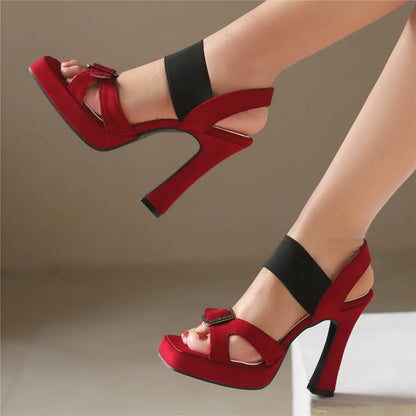 Marais Cross-Strap Heel