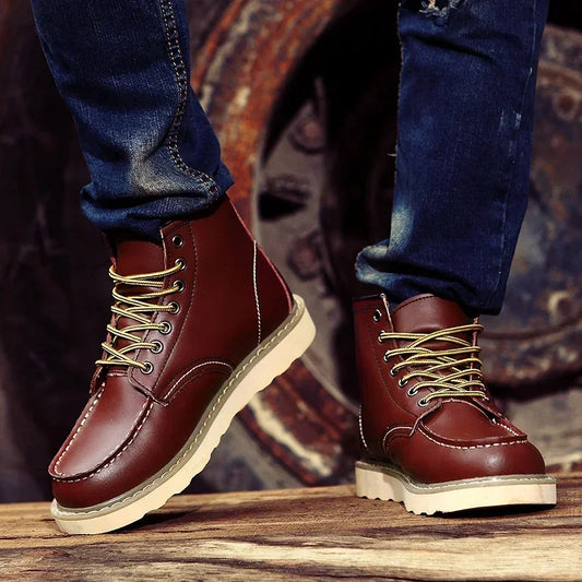 Bottes en cuir Amped