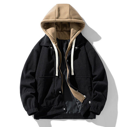 SWEAT À CAPUCHE EN CORDUROY HIGHROAD