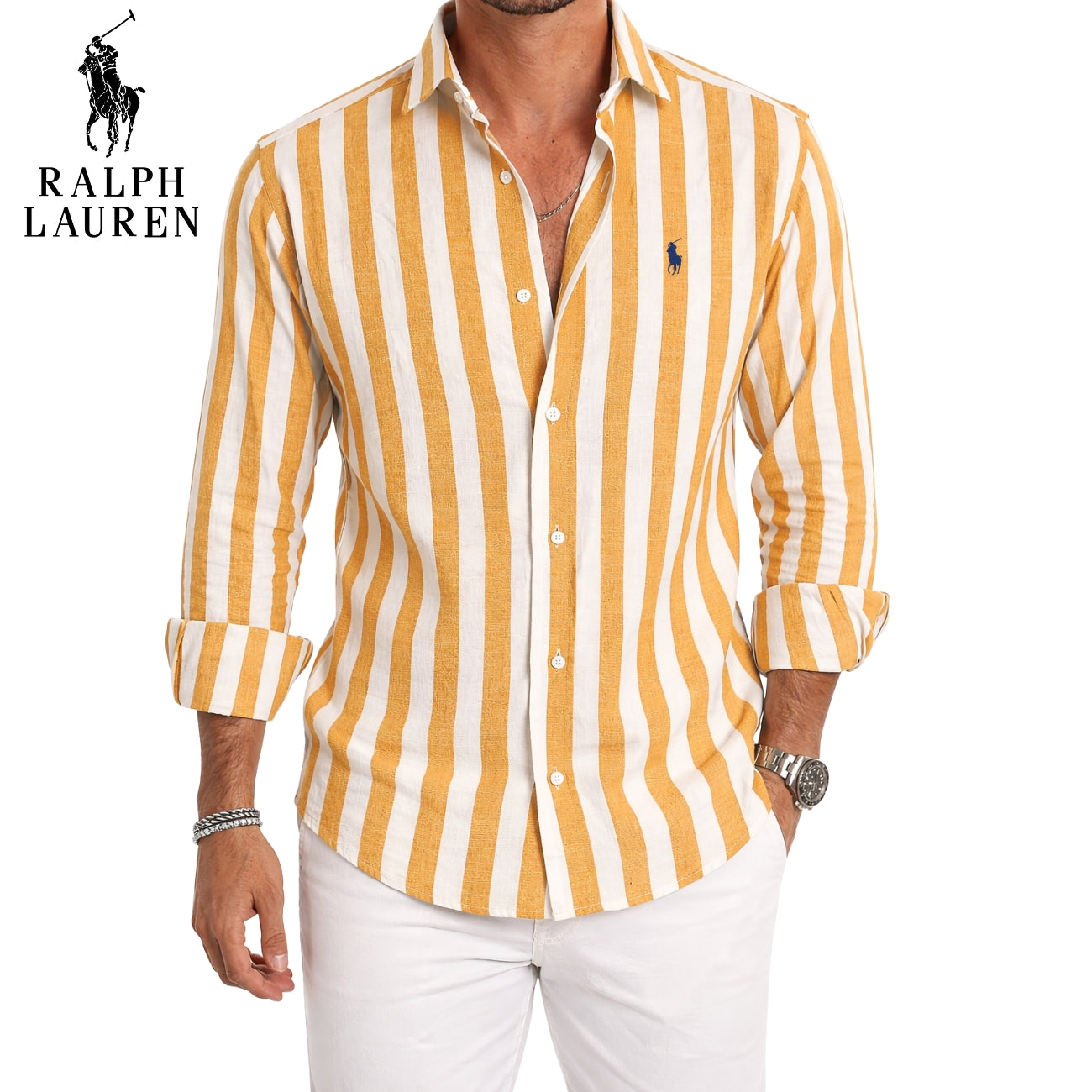 RL® - Premium Striped Casual Shirt