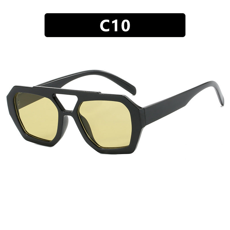 Leopard Print Oversized Sunglasses