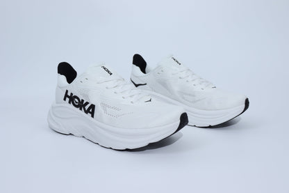 Clifton 10 - HK Unisex Sneakers - White Black